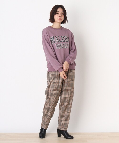 Cutie Blonde(キューティーブロンド)の「◆【S-L】刺繍ロゴプルオーバー(スウェット・レディース・ブラック/パープル/ナチュラル・01/02/03)」の10枚目の写真