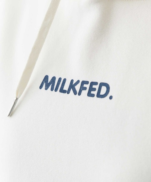 MILKFED.(ミルクフェド)の「RABBIT BIG SWEAT HOODIE(パーカー・レディース・ブラック/ベージュ/オフホワイト・ONE SIZE)」の8枚目の写真