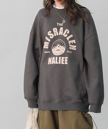 meJane | MISRACLENサークルロゴルーズシルエットユニセックストレーナー【ZOZOTOWN限定】(スウェット)