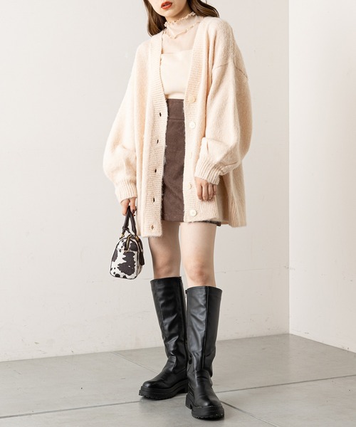 Chico（チコ）の「【新色追加】ハイネックチュールメロープルオーバー（Tシャツ/カットソー・レディース・ブラック/ブラウン/アイボリー/グレイッシュベージュ/ライトブルー・FREE）」の20枚目の写真