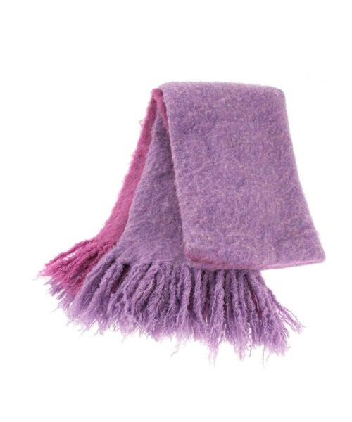 ELENDEEK（エレンディーク）の「モヘアキックスカラービッグストール（ストール/ショール・レディース・ピンク/ミント/ベージュ・FREE）」の5枚目の写真