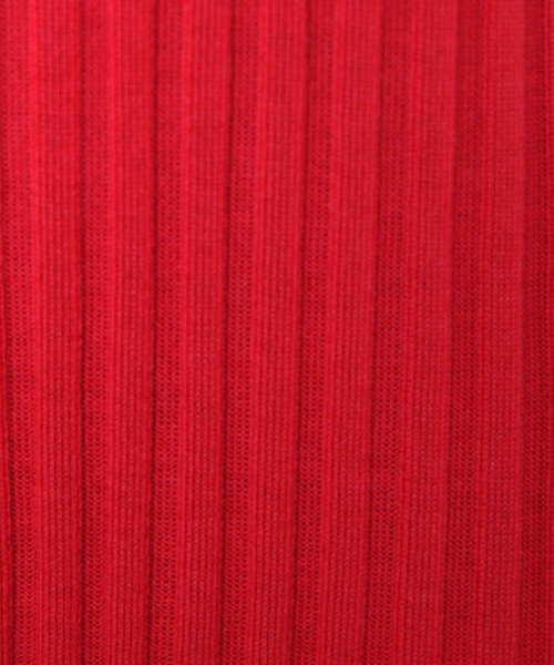 Rouge vif（ルージュヴィフ）の「リブニットワンピース（ワンピース・レディース・ホワイト/レッド/グレー・フリー）」の9枚目の写真