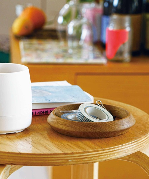 fur. ファー ウッドトレイ トレー サークル 木製 L（収納グッズ）｜fur