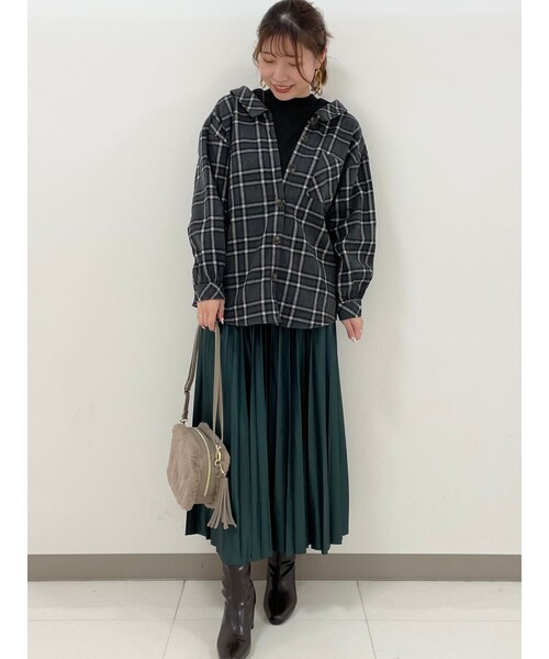 Cutie Blonde（キューティーブロンド）の「◆【S-L】アソートドッキングシャツ（シャツ/ブラウス・レディース・ブラウン系その他/グレー系その他2/パープル/ベージュ系1・02/01/03）」の17枚目の写真