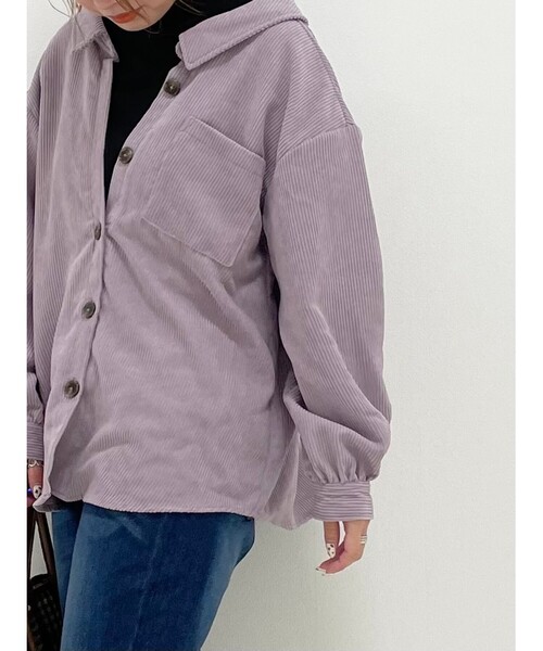 Cutie Blonde（キューティーブロンド）の「◆【S-L】アソートドッキングシャツ（シャツ/ブラウス・レディース・ブラウン系その他/グレー系その他2/パープル/ベージュ系1・02/01/03）」の20枚目の写真