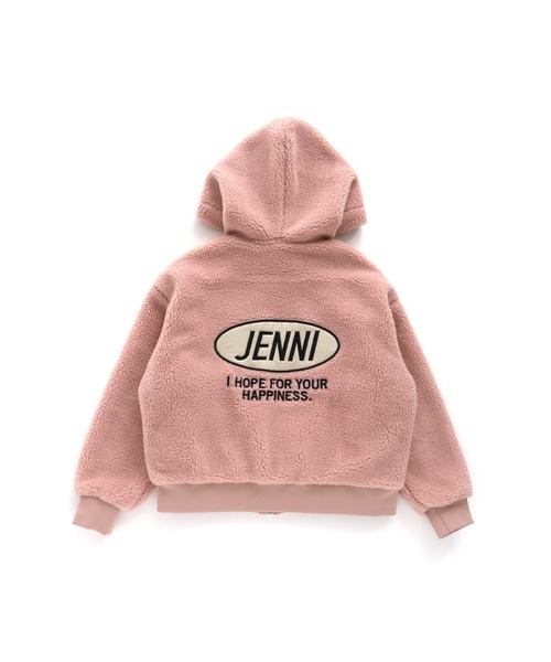 SISTER JENNI(SISTER JENNI)の「合皮ワッペンボアZIPパーカー(パーカー・キッズ・ブラック/ベージュ/ピンク・130cm/140cm/150cm/160cm)」の20枚目の写真