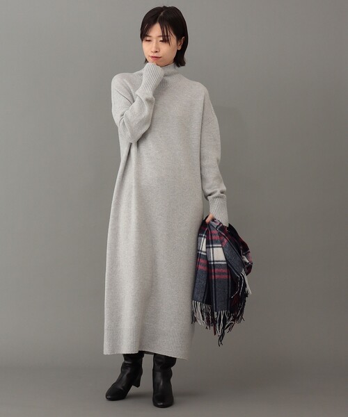 UNTITLED（アンタイトル）の「◇ウールカシミヤニットロングワンピース