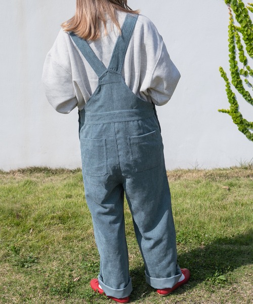 kutir（クティール）の「コーデュロイオーバーオール（サロペット/オーバーオール・レディース・ライトブルー/ダークブラウン/ベージュ/ライトグリーン・SMALL/MEDIUM/LARGE）」の11枚目の写真