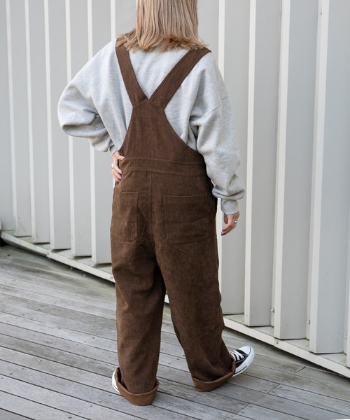 kutir（クティール）の「コーデュロイオーバーオール（サロペット/オーバーオール・レディース・ライトブルー/ダークブラウン/ベージュ/ライトグリーン・SMALL/MEDIUM/LARGE）」の13枚目の写真