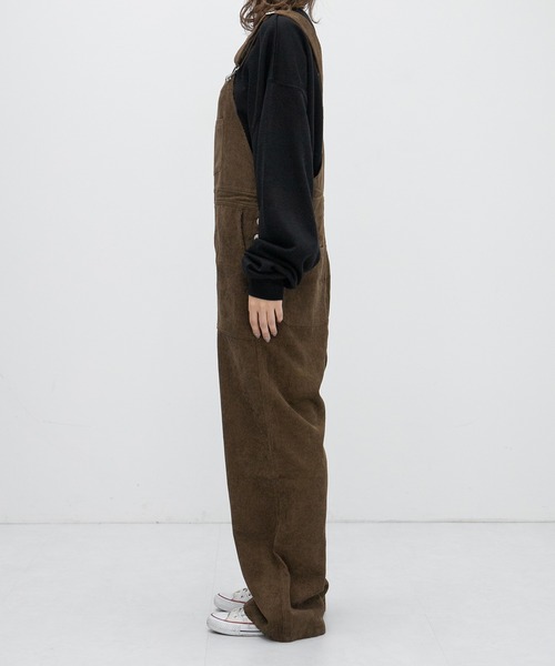 kutir（クティール）の「コーデュロイオーバーオール（サロペット/オーバーオール・レディース・ライトブルー/ダークブラウン/ベージュ/ライトグリーン・SMALL/MEDIUM/LARGE）」の16枚目の写真