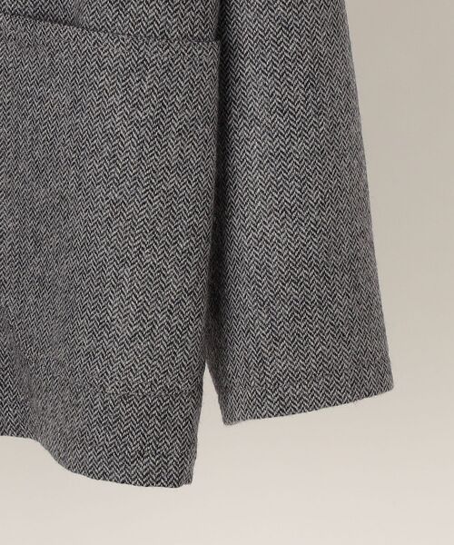 SHIPS any（シップス エニィ）の「SHIPS any: リサイクルウール ダッド ラペル ジャケット◇（テーラードジャケット・メンズ・チャコールグレー/グリーン・MEDIUM/LARGE）」の5枚目の写真