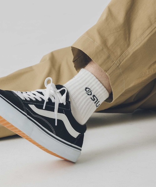 SILAS(サイラス)の「SHORT RIB SOCKS サイラス リブソックス(ソックス/靴下・メンズ・ホワイト/ブラック・ONE SIZE)」の9枚目の写真