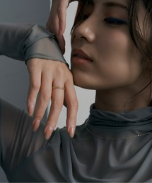 Jewel closet by L&Co.（ジュエルクローゼットバイエルアンドコー）の「K18 ビスマルク チェーンリング（リング）」