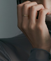Jewel closet by L&Co.（ジュエルクローゼットバイエルアンドコー）の「K18 ビスマルク チェーンリング（リング）」