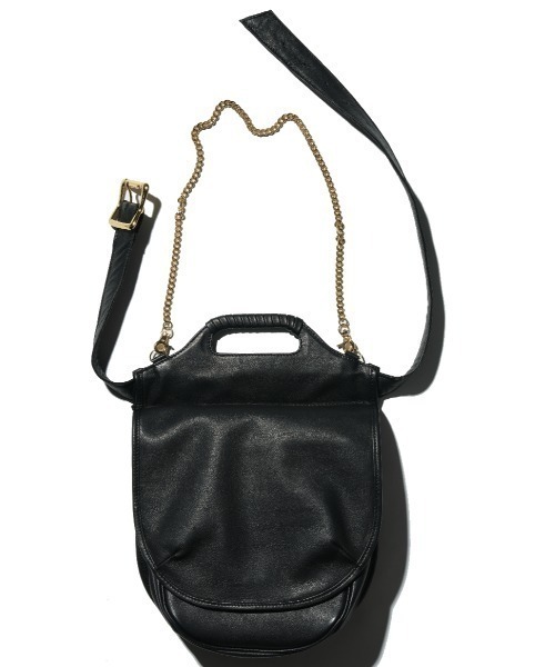 BACKLASH（バックラッシュ）の「Ballet by BACKLASH/バレエ バイ バックラッシュ/レザーウエストBAG　大（ショルダーバッグ・レディース・ブラック・FREE）」の6枚目の写真