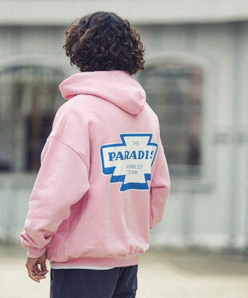 MARBLES(マーブルズ)の「MARBLES (マーブルズ)mpa2750-HQ PARKA (PARADISE) パーカー(パーカー・メンズ・ブラック/ピンク/ブルー・SMALL/MEDIUM/LARGE/X-LARGE)」の3枚目の写真