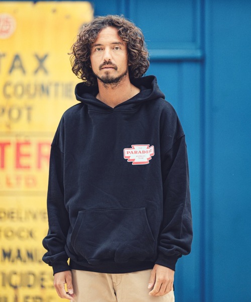 MARBLES(マーブルズ)の「MARBLES (マーブルズ)mpa2750-HQ PARKA (PARADISE) パーカー(パーカー・メンズ・ブラック/ピンク/ブルー・SMALL/MEDIUM/LARGE/X-LARGE)」の4枚目の写真