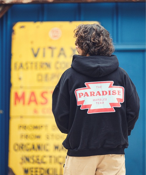 MARBLES(マーブルズ)の「MARBLES (マーブルズ)mpa2750-HQ PARKA (PARADISE) パーカー(パーカー・メンズ・ブラック/ピンク/ブルー・SMALL/MEDIUM/LARGE/X-LARGE)」の6枚目の写真