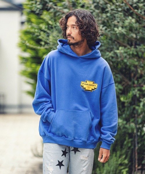 MARBLES(マーブルズ)の「MARBLES (マーブルズ)mpa2750-HQ PARKA (PARADISE) パーカー(パーカー・メンズ・ブラック/ピンク/ブルー・SMALL/MEDIUM/LARGE/X-LARGE)」の8枚目の写真