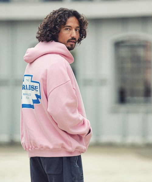 MARBLES(マーブルズ)の「MARBLES (マーブルズ)mpa2750-HQ PARKA (PARADISE) パーカー(パーカー・メンズ・ブラック/ピンク/ブルー・SMALL/MEDIUM/LARGE/X-LARGE)」の14枚目の写真