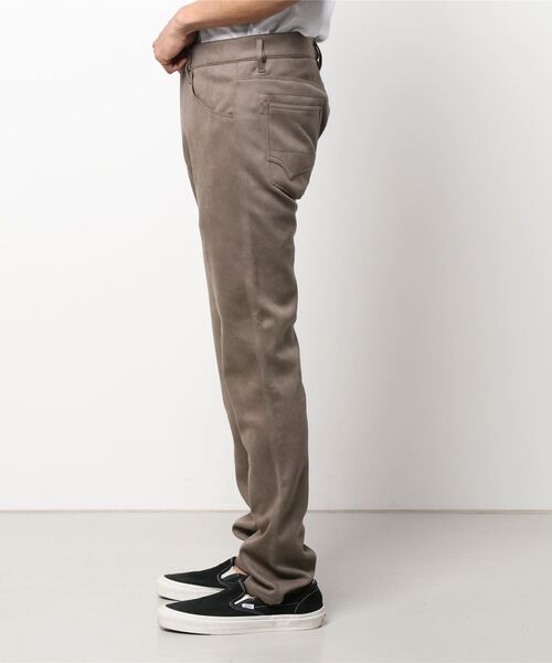 NICOLE CLUB FOR MEN（ニコルクラブフォーメン）の「【21年モデル】スウェードストレッチ５ポケットパンツ（その他パンツ・メンズ・ブラック/ネイビー/シルバーグレー/グレー系その他・SMALL/MEDIUM/LARGE/X-LARGE）」の5枚目の写真