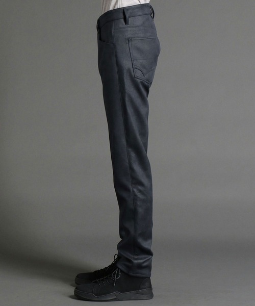 NICOLE CLUB FOR MEN（ニコルクラブフォーメン）の「【21年モデル】スウェードストレッチ５ポケットパンツ（その他パンツ・メンズ・ブラック/ネイビー/シルバーグレー/グレー系その他・SMALL/MEDIUM/LARGE/X-LARGE）」の8枚目の写真