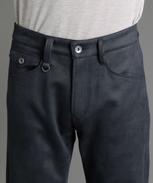 NICOLE CLUB FOR MEN（ニコルクラブフォーメン）の「【21年モデル】スウェードストレッチ５ポケットパンツ（その他パンツ・メンズ・ブラック/ネイビー/シルバーグレー/グレー系その他・SMALL/MEDIUM/LARGE/X-LARGE）」の9枚目の写真