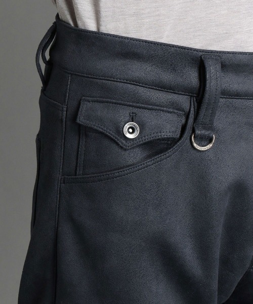 NICOLE CLUB FOR MEN（ニコルクラブフォーメン）の「【21年モデル】スウェードストレッチ５ポケットパンツ（その他パンツ・メンズ・ブラック/ネイビー/シルバーグレー/グレー系その他・SMALL/MEDIUM/LARGE/X-LARGE）」の10枚目の写真