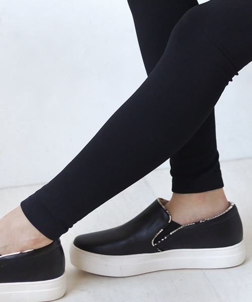 Bou Jeloud（ブージュルード）の「裏起毛レギンス（レギンス/スパッツ・レディース・ブラック・L/XL/M）」の3枚目の写真