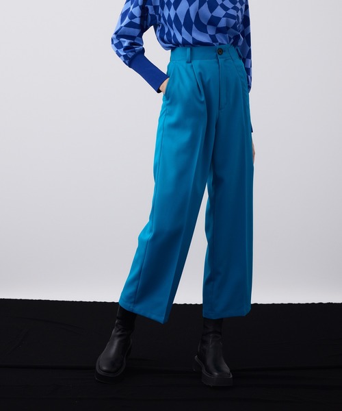UNITED TOKYO（ユナイテッドトウキョウ）の「フォルドバックデザインパンツ（その他パンツ・レディース・ブラック/ブルー・1/2/3）」の14枚目の写真