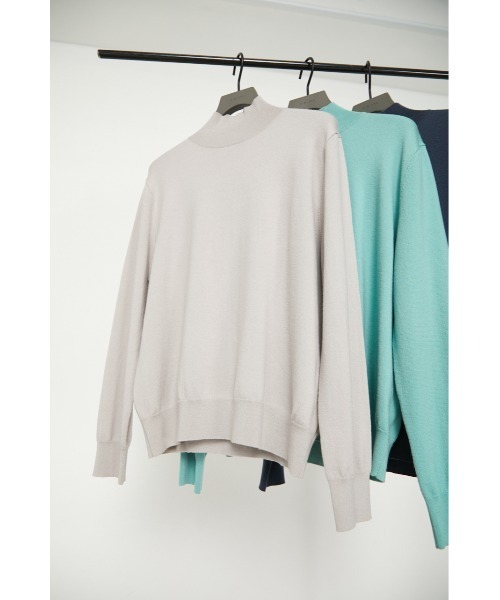 RIM.ARK◆Dolman wide washable knit/ニット・セーター/38/レーヨン/GRY RIM.ARK(リムアーク) / Dolman wide washable knit/ニット