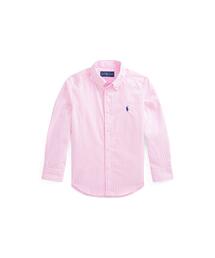 POLO RALPH LAUREN CHILDRENSWEAR | ストライプド コットン ポプリン シャツ(シャツ/ブラウス)
