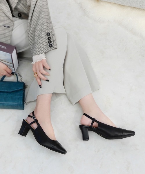 alala(アララ)の「バックストラップコンビパンプス(パンプス・レディース・アイボリー/ブラック/ベージュ/グレー系その他・S/M/L/LL)」の22枚目の写真