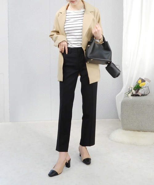 alala(アララ)の「バックストラップコンビパンプス(パンプス・レディース・アイボリー/ブラック/ベージュ/グレー系その他・S/M/L/LL)」の19枚目の写真