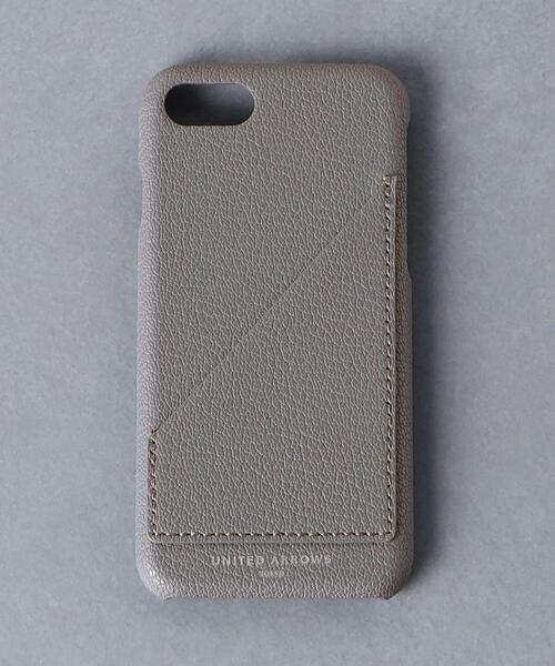 UNITED ARROWS（ユナイテッドアローズ）の「＜UNITED ARROWS＞ マイクロファイバー I PHONE SE ケース（スマホケース/カバー・メンズ・ブラック/グレー・FREE）」の2枚目の写真