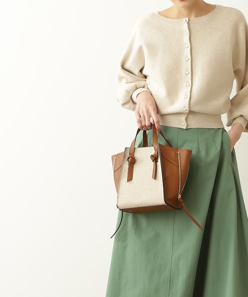 N.（N. Natural Beauty Basic）（エヌエヌナチュラルビューティーベーシック）の「◆サイドジップショルダーバッグ（ショルダーバッグ・レディース・ブラウン/ベージュ/イエロー・ﾌﾘ-）」の4枚目の写真