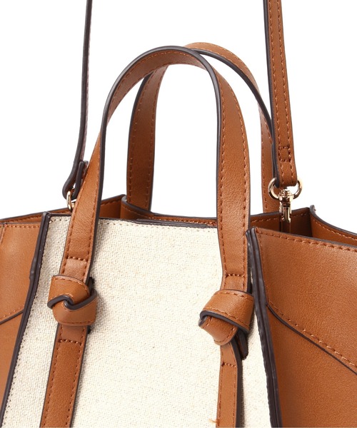 N.（N. Natural Beauty Basic）（エヌエヌナチュラルビューティーベーシック）の「◆サイドジップショルダーバッグ（ショルダーバッグ・レディース・ブラウン/ベージュ/イエロー・ﾌﾘ-）」の20枚目の写真