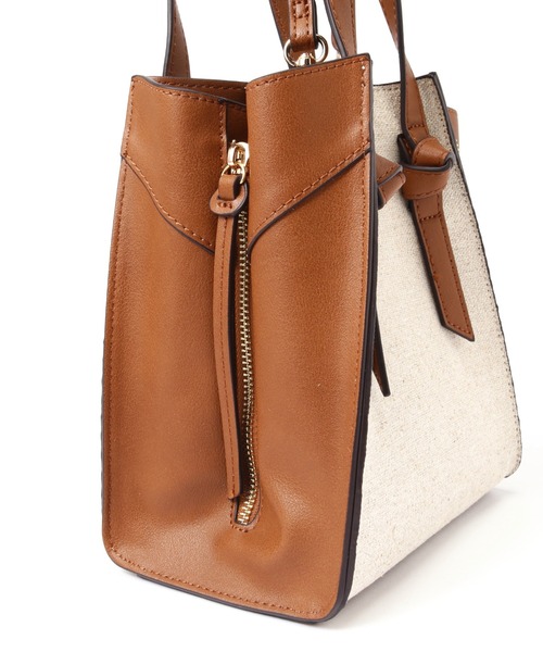 N.（N. Natural Beauty Basic）（エヌエヌナチュラルビューティーベーシック）の「◆サイドジップショルダーバッグ（ショルダーバッグ・レディース・ブラウン/ベージュ/イエロー・ﾌﾘ-）」の18枚目の写真