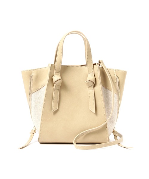 N.（N. Natural Beauty Basic）（エヌエヌナチュラルビューティーベーシック）の「◆サイドジップショルダーバッグ（ショルダーバッグ・レディース・ブラウン/ベージュ/イエロー・ﾌﾘ-）」の22枚目の写真