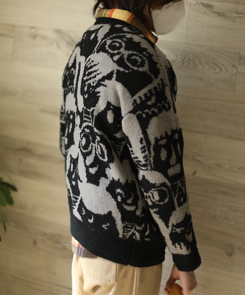 【状態◯】sr/SWEAT KNIT/スウェットニット WHITELAND セーター ニット 「WEB＆DEPOT限定」WHITELAND