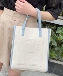 キャンバスパイピングショルダーバッグ