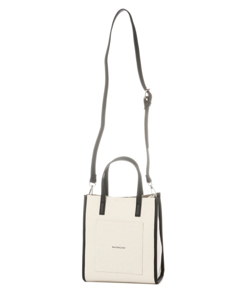 Me%（ミィパーセント）の「キャンバスパイピングショルダーバッグ（ショルダーバッグ・レディース・アイボリー/ブラック/ライトブルー・FREE）」の13枚目の写真