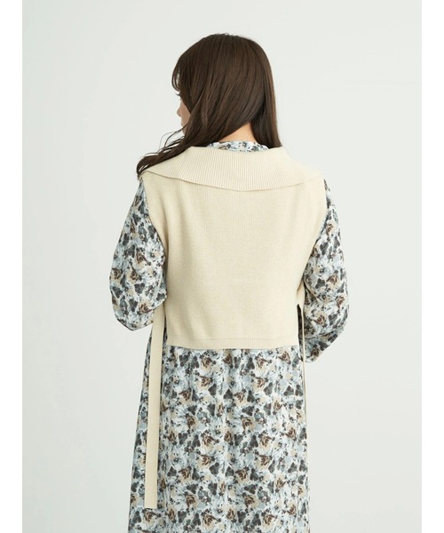 earth music&ecology（アースミュージックアンドエコロジー）の「フロントジップニットベスト＊（ベスト・レディース・ブラック/その他8・FREE）」の16枚目の写真