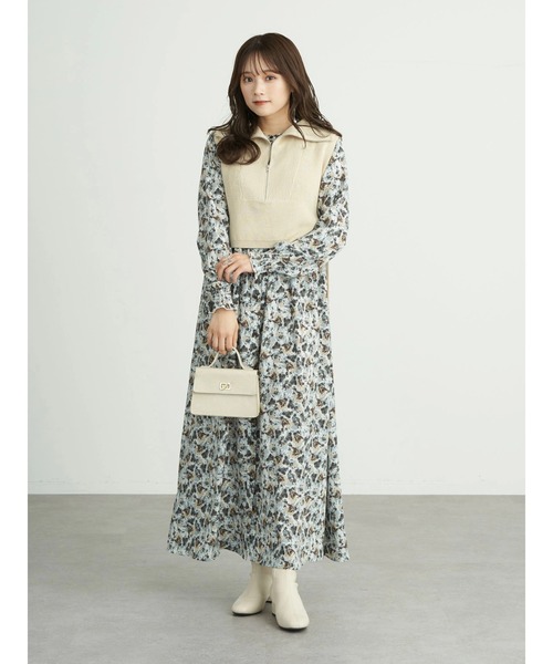 earth music&ecology（アースミュージックアンドエコロジー）の「フロントジップニットベスト＊（ベスト・レディース・ブラック/その他8・FREE）」の18枚目の写真