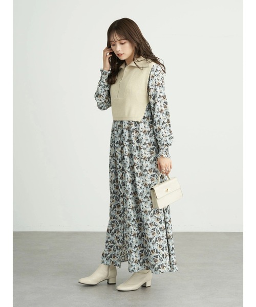 earth music&ecology（アースミュージックアンドエコロジー）の「フロントジップニットベスト＊（ベスト・レディース・ブラック/その他8・FREE）」の19枚目の写真