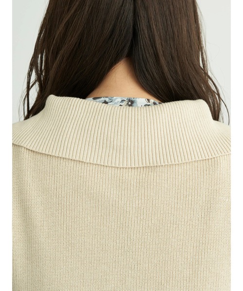 earth music&ecology（アースミュージックアンドエコロジー）の「フロントジップニットベスト＊（ベスト・レディース・ブラック/その他8・FREE）」の22枚目の写真