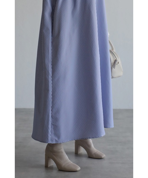 Bonjour Sagan（ボンジュールサガン）の「ストライプシャツワンピース（シャツワンピース・レディース・グリーン/ブルー/レッド・FREE）」の18枚目の写真