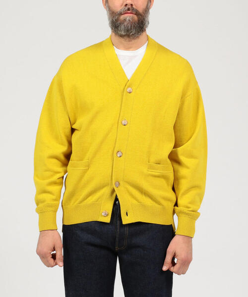 TOMORROWLAND （トゥモローランド）の「コットン Vネックカーディガン（カーディガン/ボレロ・メンズ・ネイビー/ブルー/キャメル/シャーベット・S/M）」の16枚目の写真