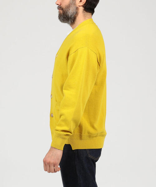 TOMORROWLAND （トゥモローランド）の「コットン Vネックカーディガン（カーディガン/ボレロ・メンズ・ネイビー/ブルー/キャメル/シャーベット・S/M）」の17枚目の写真