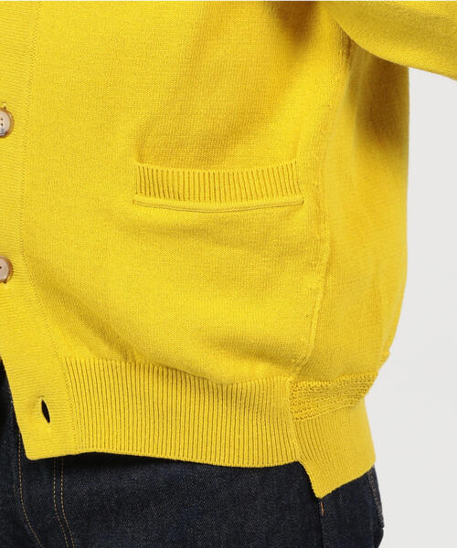 TOMORROWLAND （トゥモローランド）の「コットン Vネックカーディガン（カーディガン/ボレロ・メンズ・ネイビー/ブルー/キャメル/シャーベット・S/M）」の7枚目の写真